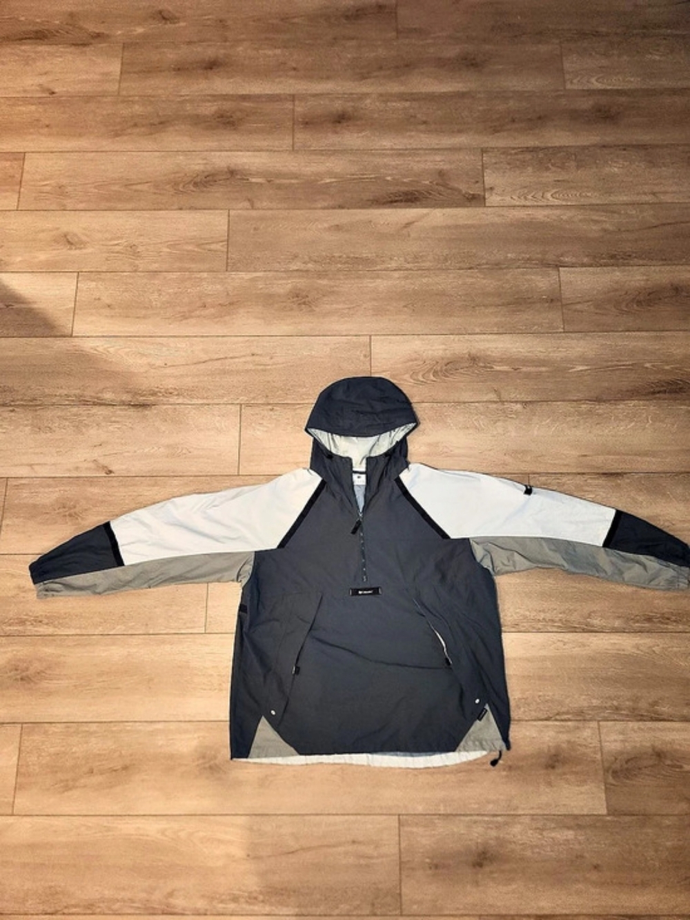 Vintage Y2K Columbia Sportswear 1/4-zip Packable Anorak Colorblock Mens Size XXL